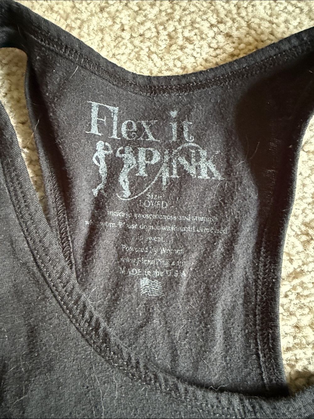 Stronger Together Racer Back Tank Top - Picture 3 of 3
